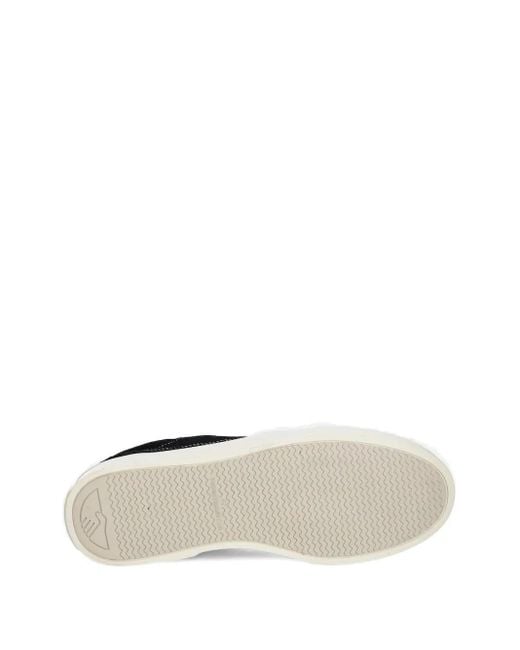 Stepney Workers Club Suède Leren Sneakers in het Black