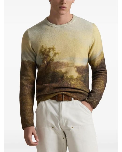Polo Ralph Lauren Natural Crew-Neck Sweater for men