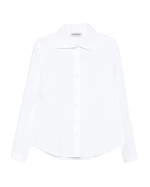 Alberta Ferretti Button-Down Overhemd in het White