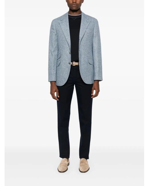 Brunello Cucinelli Blue Suit-Type Jacket for men