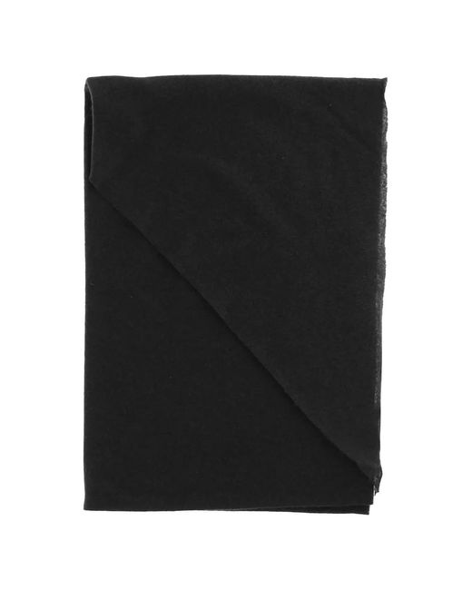 Faliero Sarti Black Triangular Cashmere Scarf