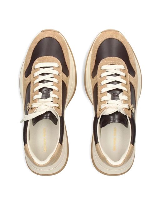 MICHAEL Michael Kors Multicolor Leather Suede Platform Sneakers