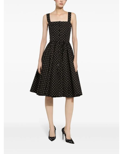 Dolce & Gabbana Black Midi Dresses