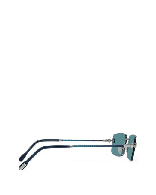 Fred Green Rectangle-Frame Sunglasses