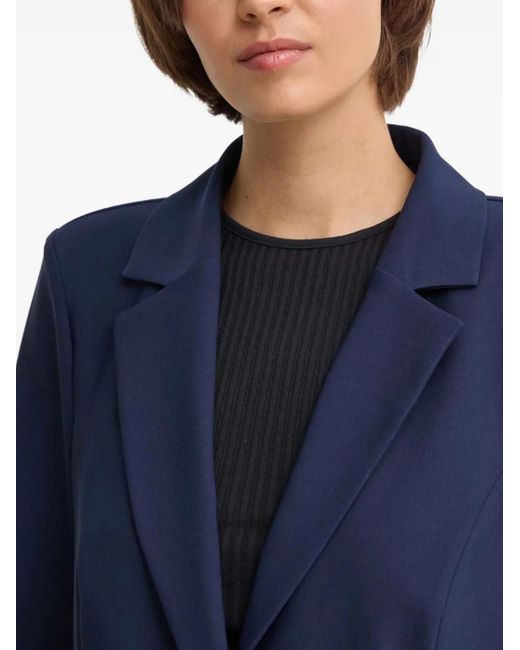 Sandro Ferrone Blue Flap-Pockets Single-Breasted Blazer