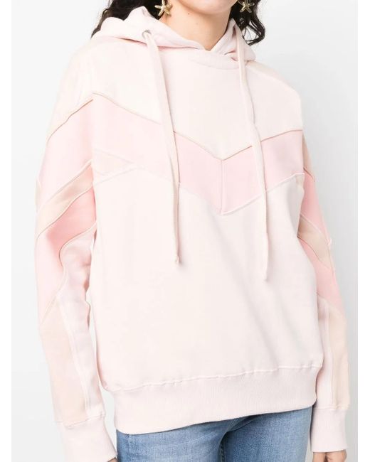 IRO Pink Chalipa Zig-Zag Hoodie