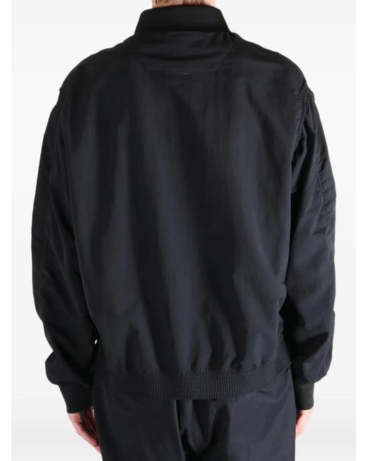Nanamica Black Flap-Pocket Bomber Jacket