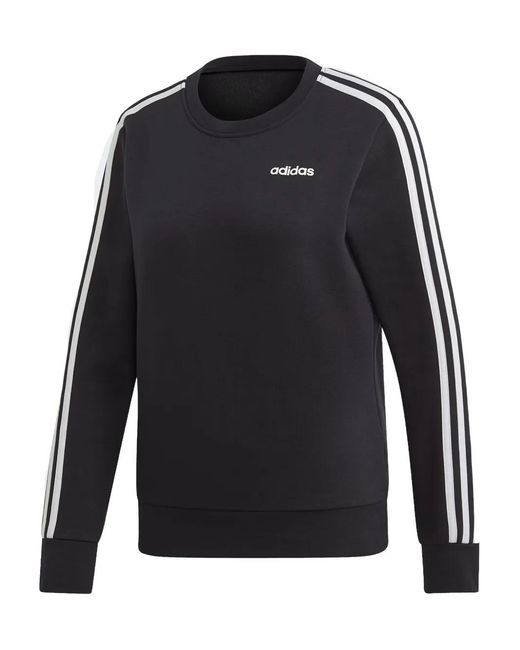 Adidas Blue Stripes-Detail Sweatshirt
