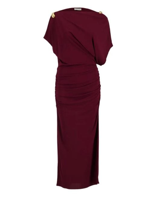 Abito Brina Drappeggiato di Altuzarra in Red
