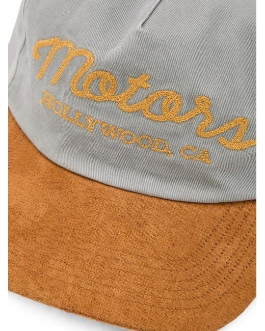 CHERRY LA Gray Embroidered Logo-Patch Baseball Cap for men