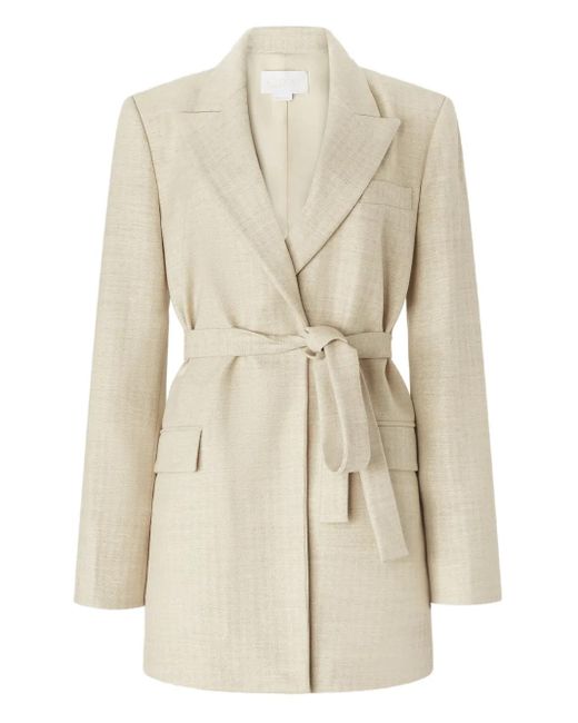 Genny ベルテッド ジャケット Natural