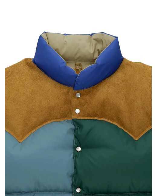Fortela Blue Patch Pockets Gilets for men