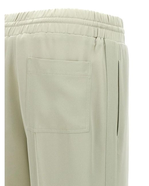 Jil Sander Green Jogginghose mit Kordelzug
