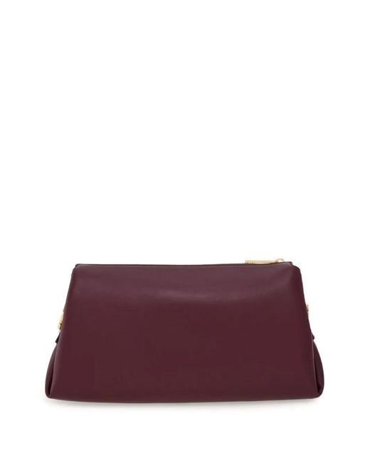 Ferragamo Purple Gancini Chain Mini Bag