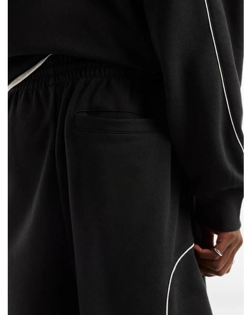 New Balance Black Short Trackside French Terry 7 Po for men