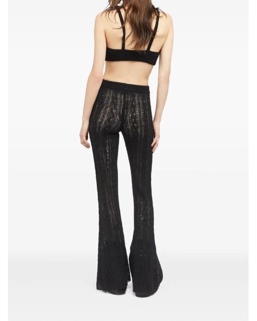 Alanui Black Desert Drift Trousers