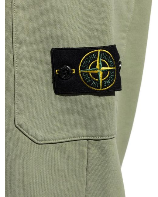 Stone Island Jogginghose mit aufgesetzter Tasche in Green für Herren