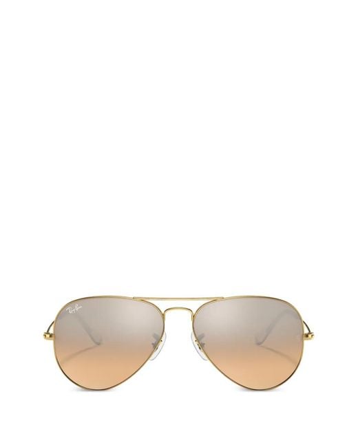 Ray-Ban Natural Rb3025L Aviator-Frame Sunglasses
