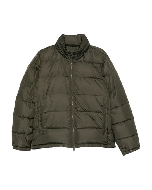 Aspesi Green Zip Puffer Jacket for men