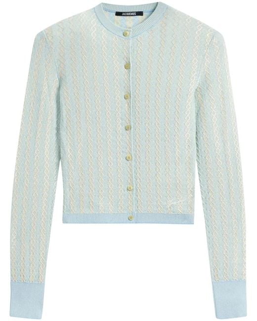 Jacquemus Button-Up Vest in het Blue