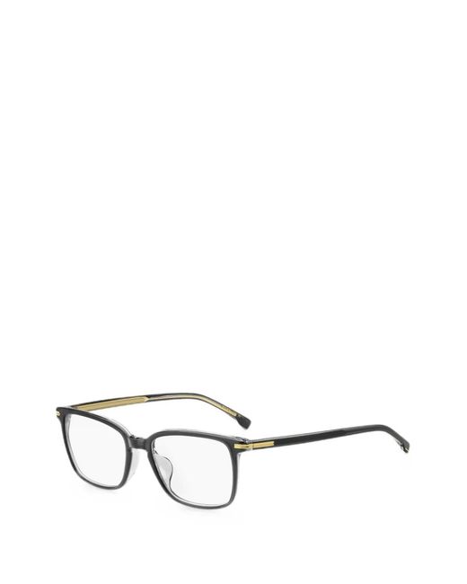 Boss Black Square-Frame Glasses for men
