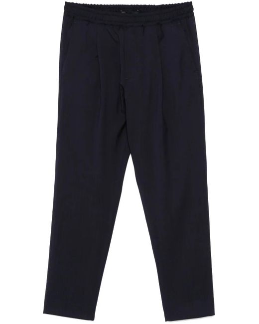 メンズ Low Brand バージンウール パンツ Blue
