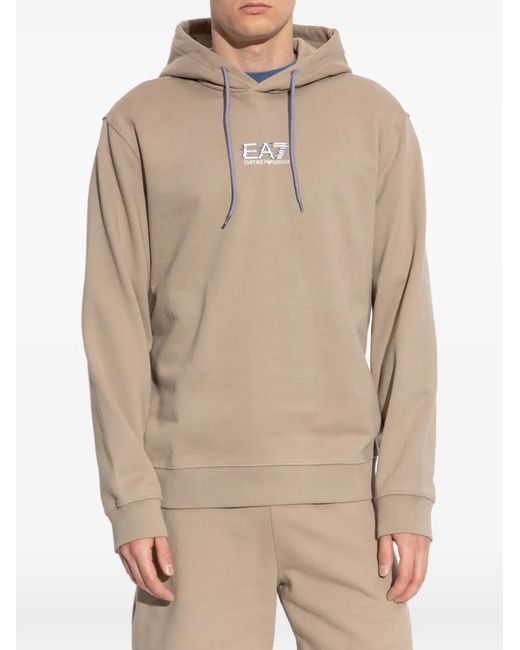 EA7 Natural Hoodies for men