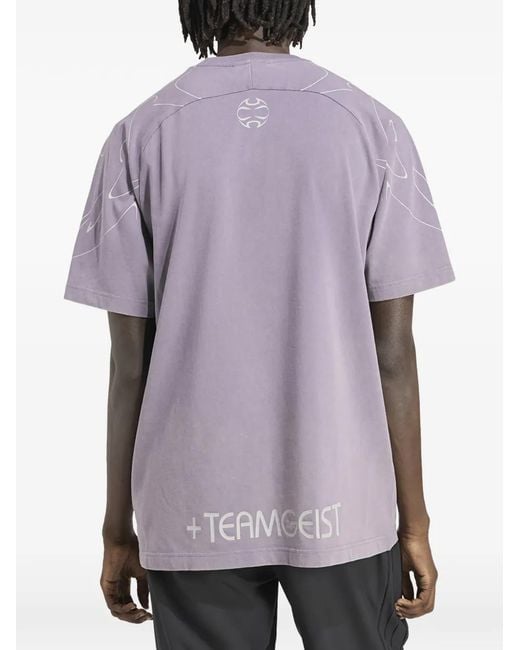 Adidas Purple Adilenium Season 4 Teamgeist T-Shirt for men