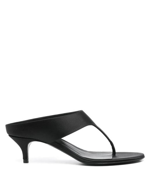 Magda Butrym Black 45Mm Thong Sandals