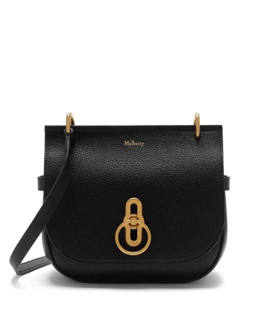 Mulberry Black Small Amberly Satchel Bag