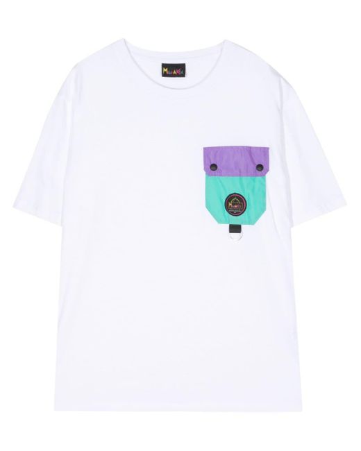 T-shirt con taschino di Mauna Kea in White da Uomo