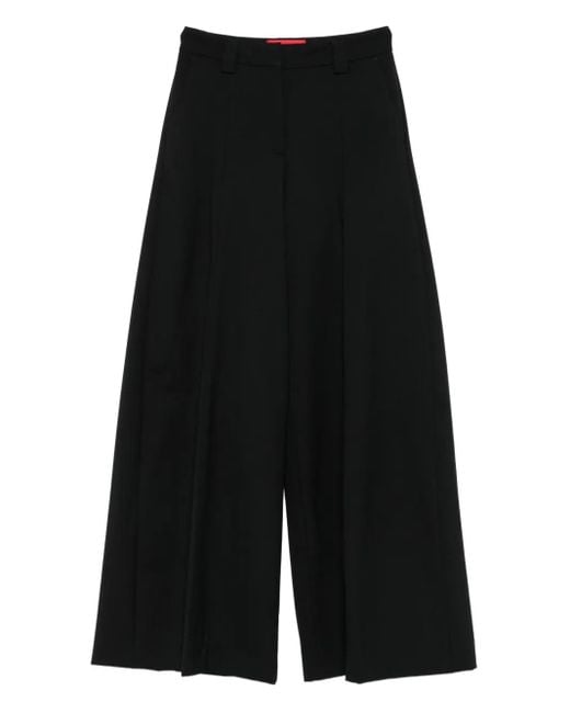 Thelatest Black Pleated Trousers