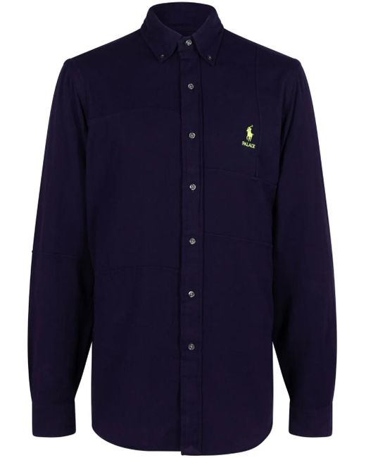 Palace Blue X Ralph Lauren B.D. Pieced Flannel Shirt for men