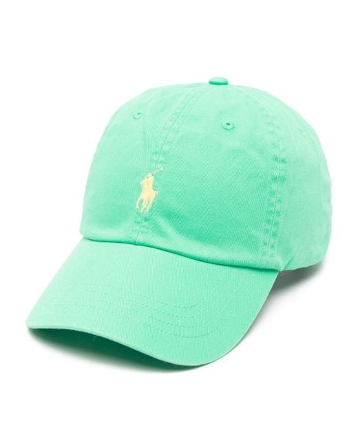 Cappello da baseball con ricamo di Polo Ralph Lauren in Green da Uomo