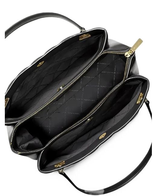 Michael Kors Black Soho Medium Quilted Tote Bag