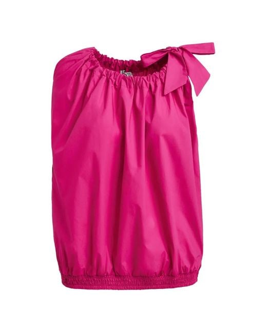 Essentiel Antwerp Pink "Jaylah" Smocked Top
