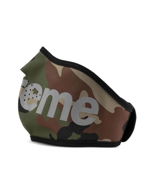 Supreme Black Logo Windstopper Face Mask