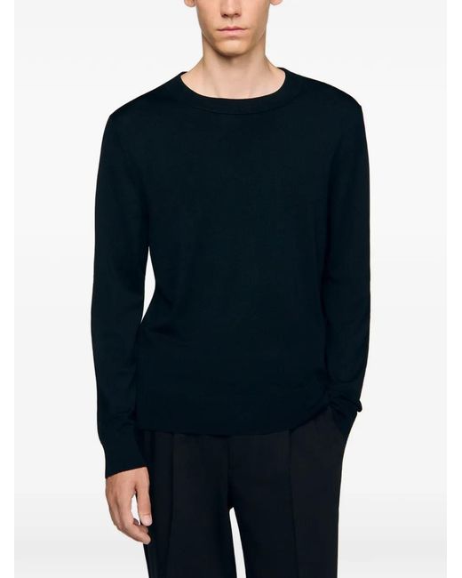 Pull À Col Rond Sandro pour homme en coloris Black