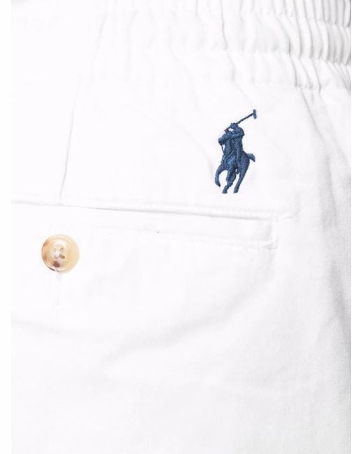 Polo Ralph Lauren White Classic Pants for men
