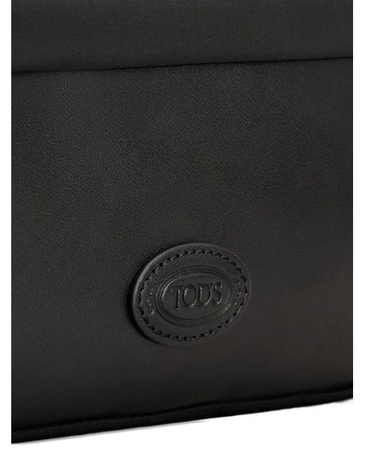 Tod's Black Camera Mini Messenger Bag for men