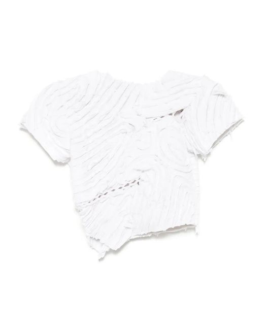 Collina Strada White Chirp Top
