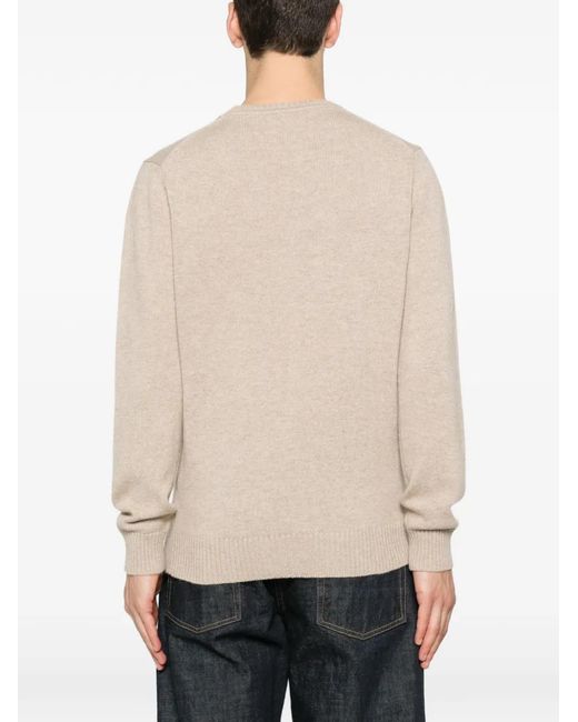 Kangra Natural Ribbed Sweater for men