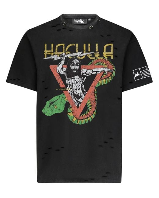Haculla Black In Concert Cotton T-Shirt for men