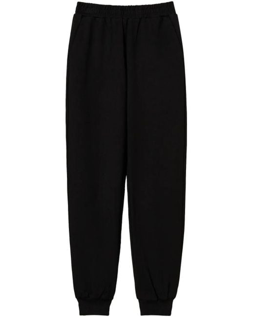 Pantalones de chándal con cinturilla elástica Twinset de color Black