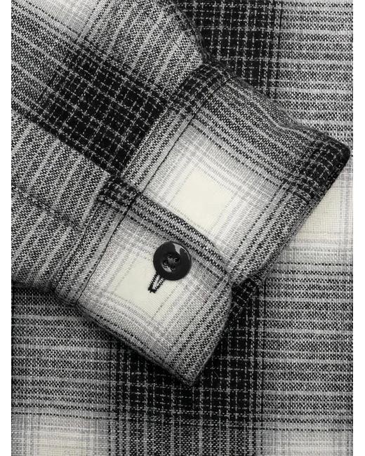 Neighborhood Black Check-Pattern Shirt for men
