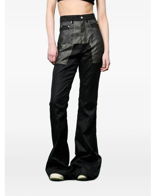 Rick Owens Black Bolan Bootcut Trousers