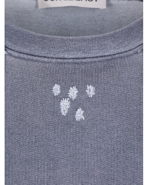 Our Legacy Blue Kangaroo-Pocket Hoodie