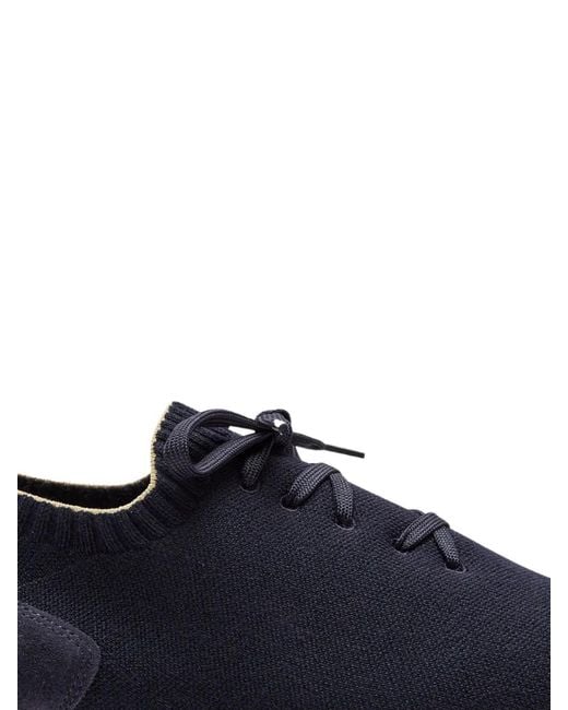 Aurélien Blue Colour-Block Sneakers for men