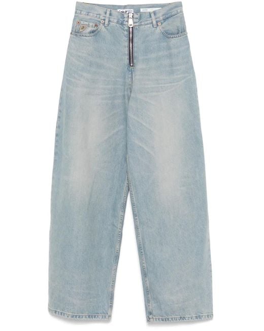 Lois Blue Wide-Leg Jeans