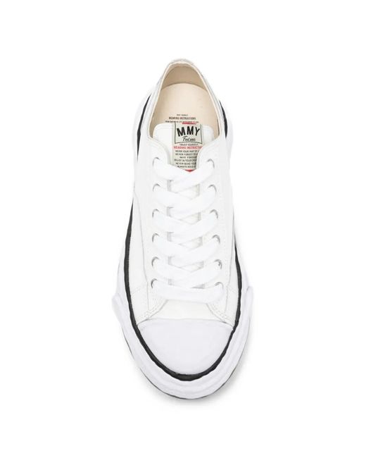 Maison Mihara Yasuhiro White Warped-Sole Sneakers
